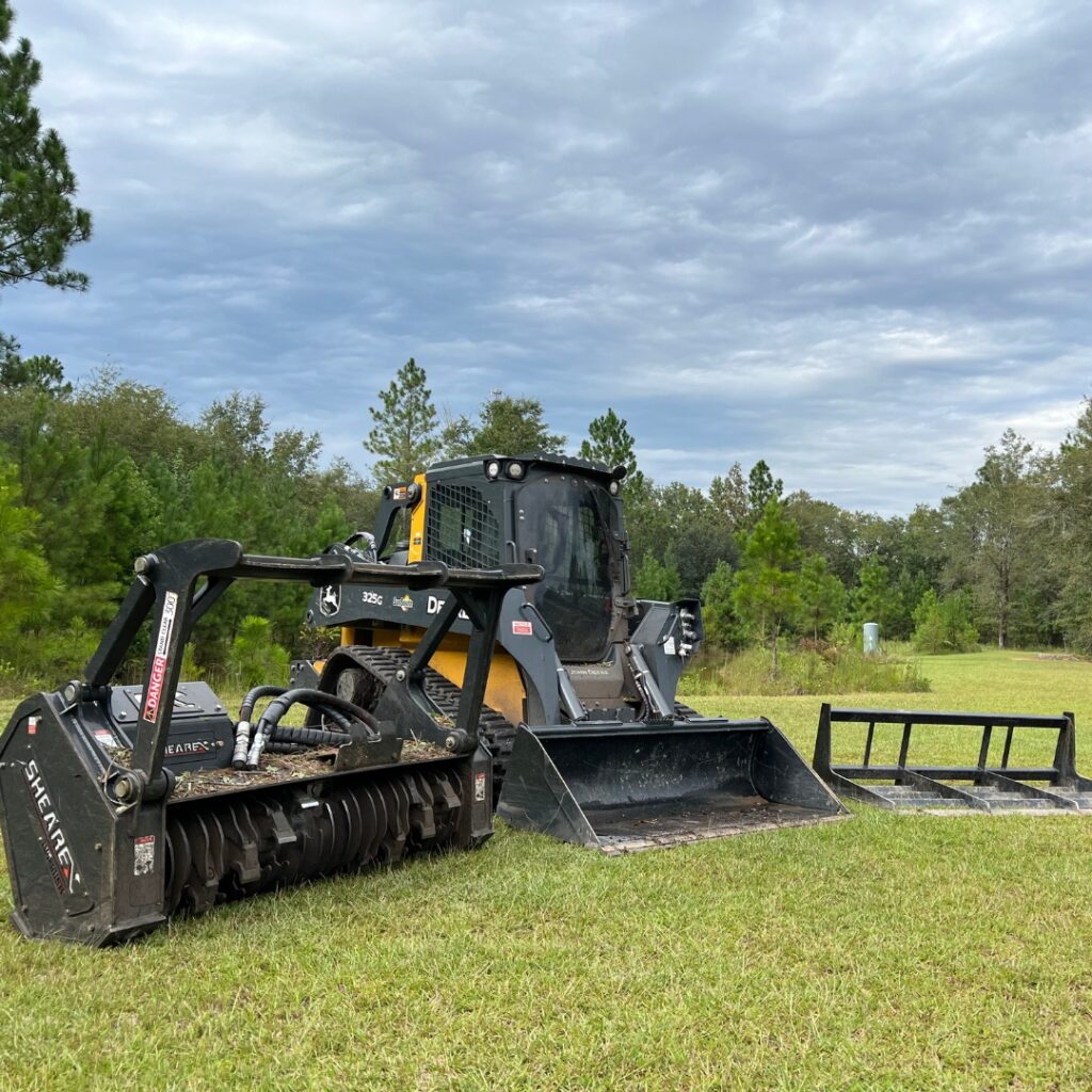 Land Clearing Equipment, Forestry Mulcher, Skid Steer